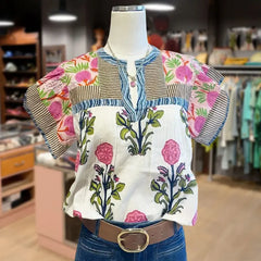 Paloma – Embroidered Boho Blouse