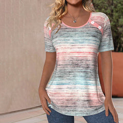 Coralie – Pastel Stripe Tee