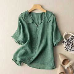 Clara – Linen Blouse