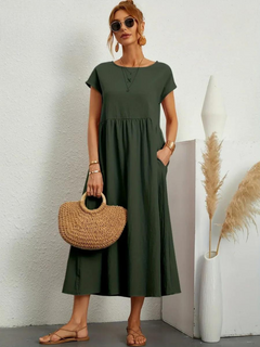 Selene – Flowing Midi Dress
