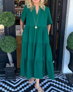 Isabelle – Flowy Tiered Maxi Dress