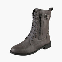 MARLENE | Everyday Lace-Up Boots