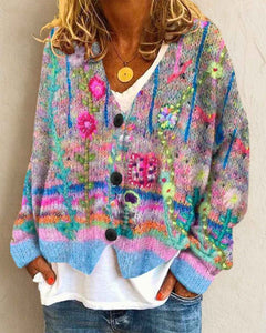 Ella – Floral Cardigan