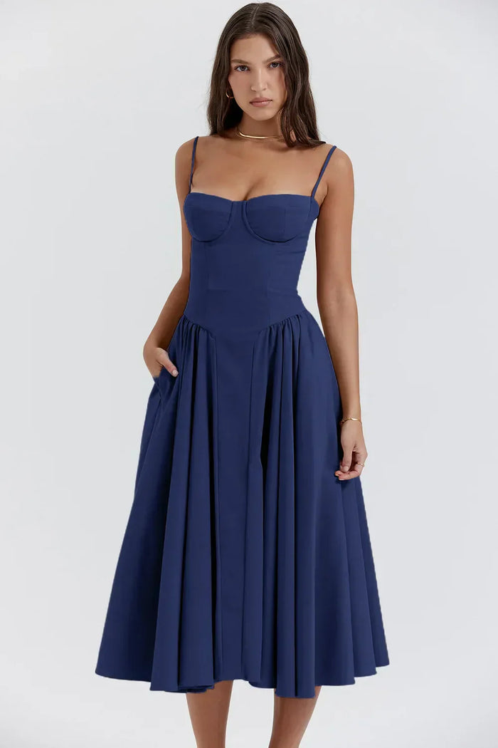 Seraphine – Sleeveless Midi Dress