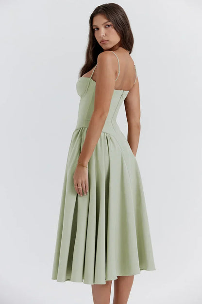 Seraphine – Sleeveless Midi Dress
