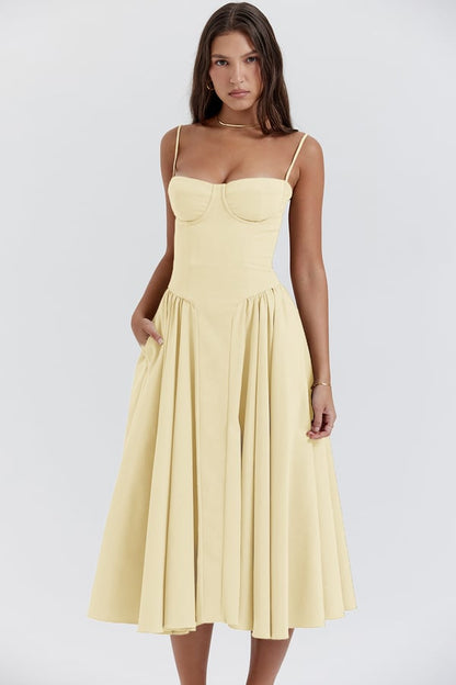 Seraphine – Sleeveless Midi Dress