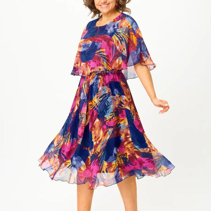 Mira – Chiffon Midi Dress