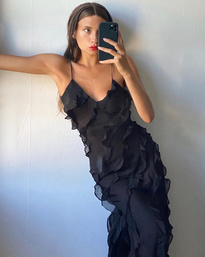 Rosaria – Ruffled Maxi Dress