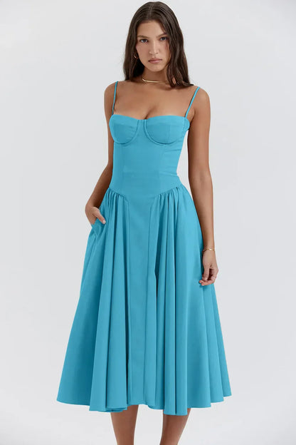 Seraphine – Sleeveless Midi Dress
