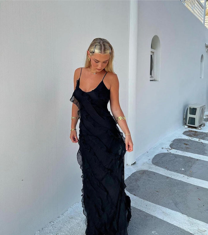 Rosaria – Ruffled Maxi Dress