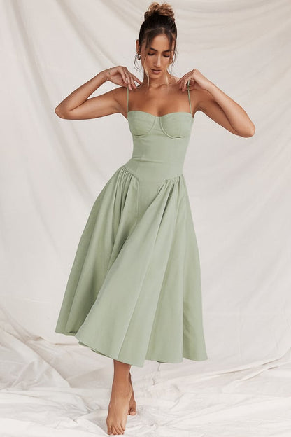 Seraphine – Sleeveless Midi Dress