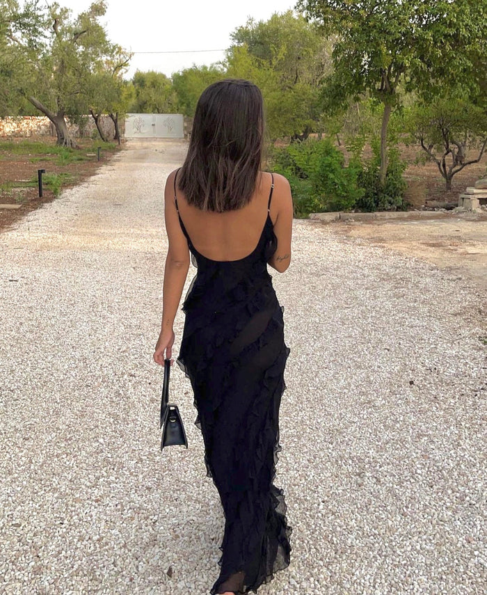 Rosaria – Ruffled Maxi Dress