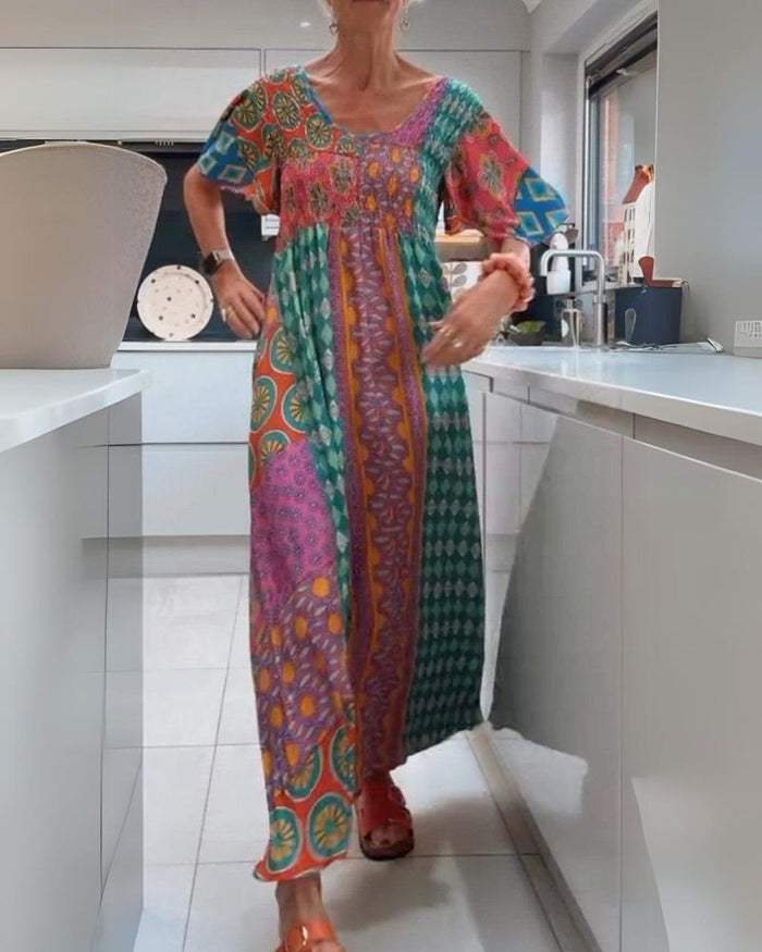 Amira – Boho Maxi Dress