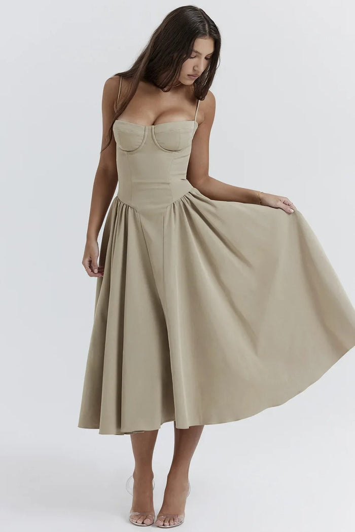 Seraphine – Sleeveless Midi Dress