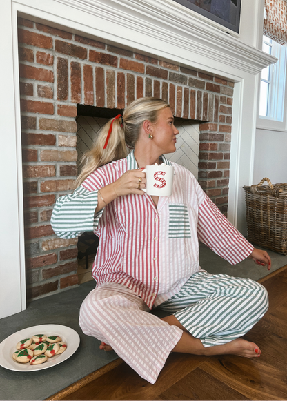 Ivy - Striped Pyjama Set