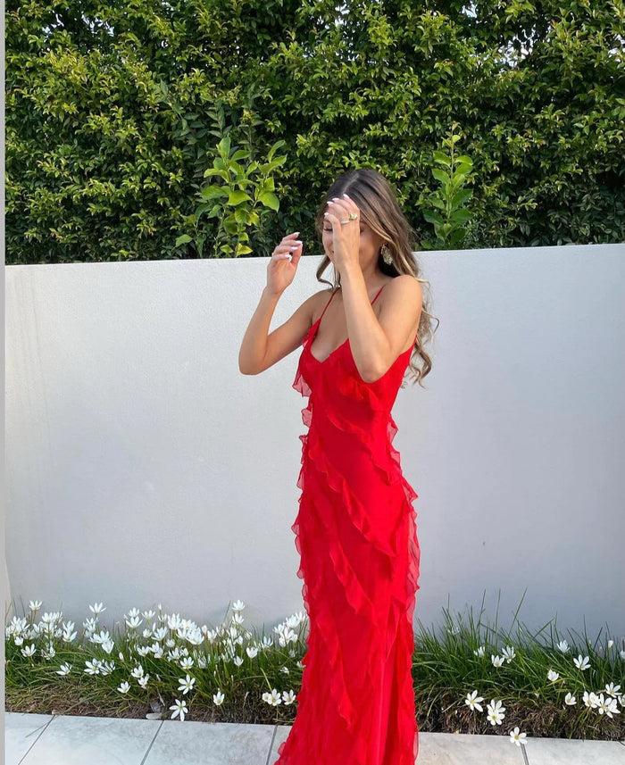 Rosaria – Ruffled Maxi Dress
