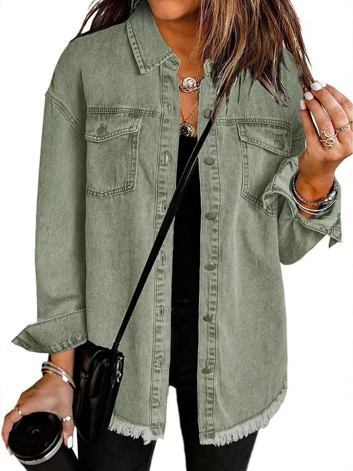 Cara | Everyday Denim Shirt Jacket