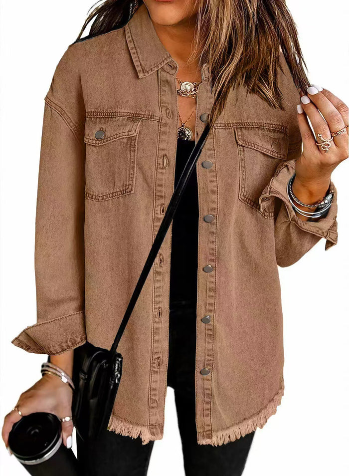 Cara | Everyday Denim Shirt Jacket