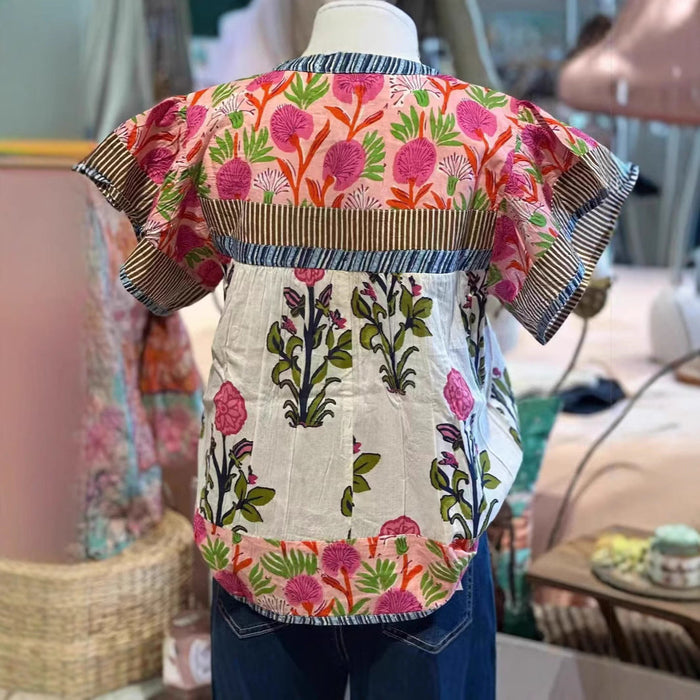 Paloma – Embroidered Boho Blouse