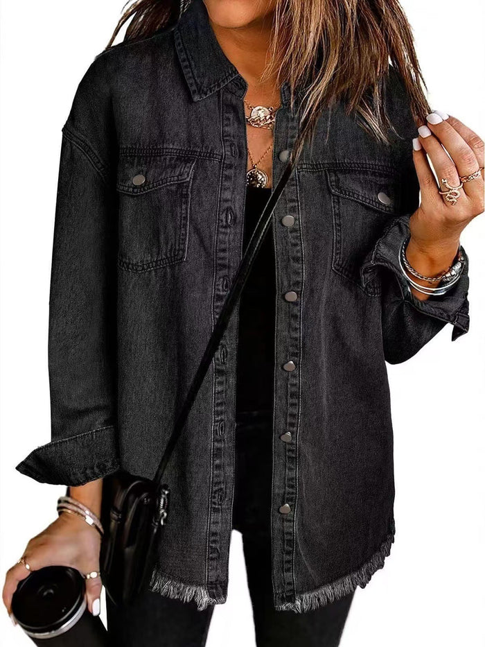 Cara | Everyday Denim Shirt Jacket