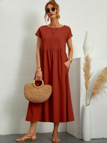 Selene – Flowing Midi Dress