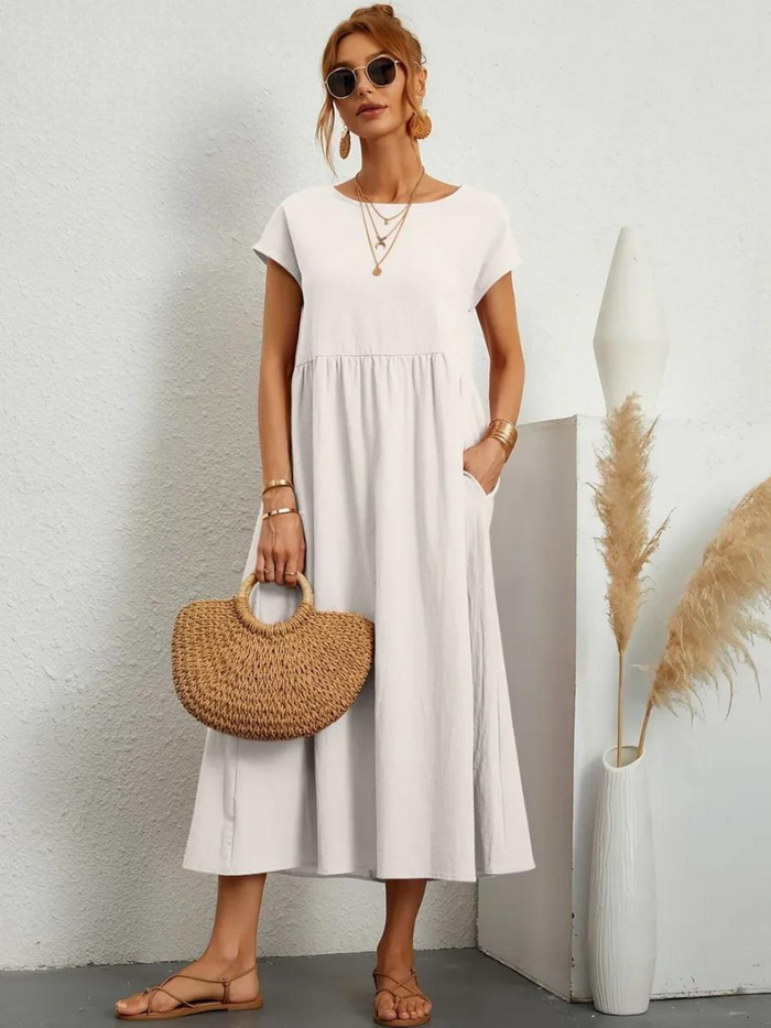Selene – Flowing Midi Dress