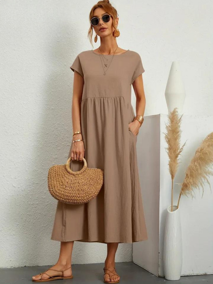 Selene – Flowing Midi Dress