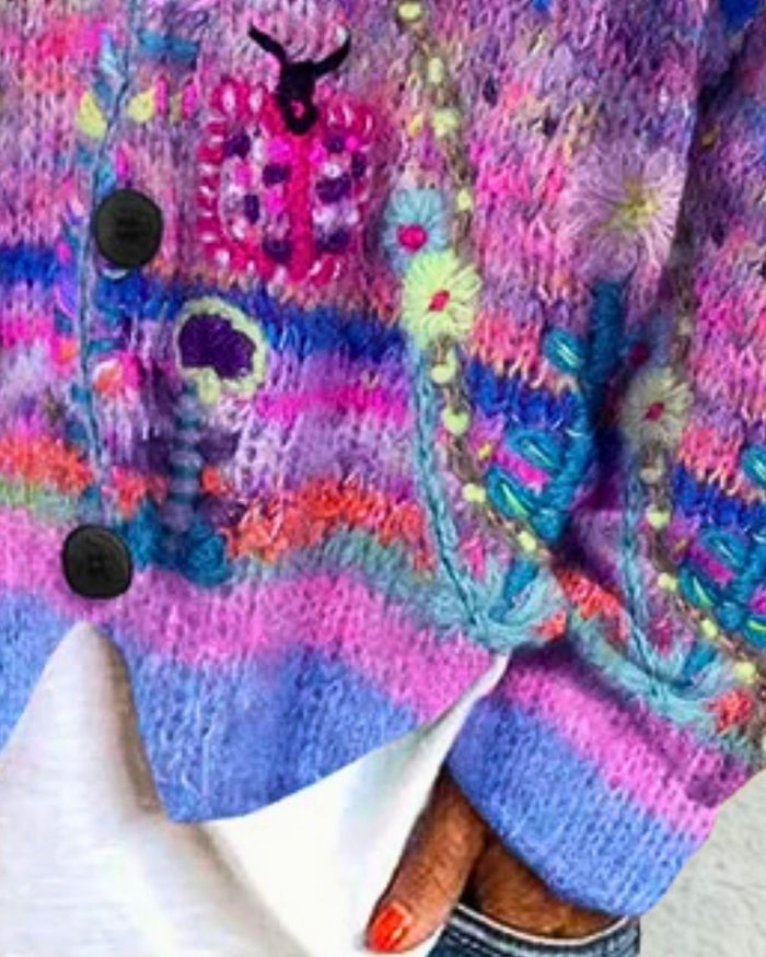 Ella – Floral Cardigan
