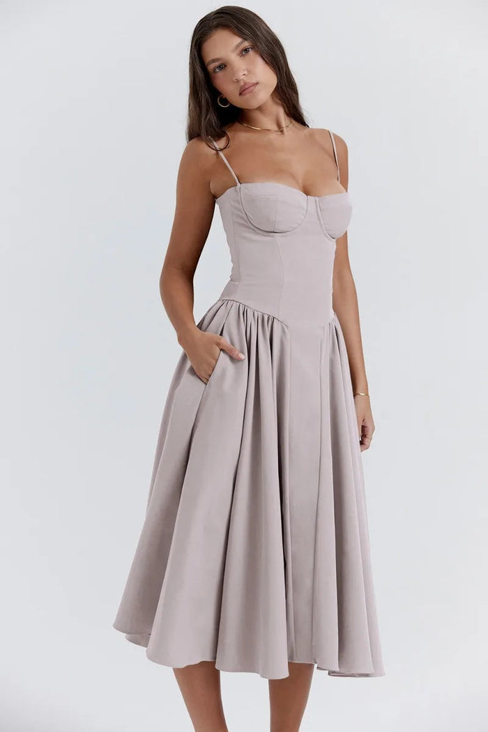 Seraphine – Sleeveless Midi Dress