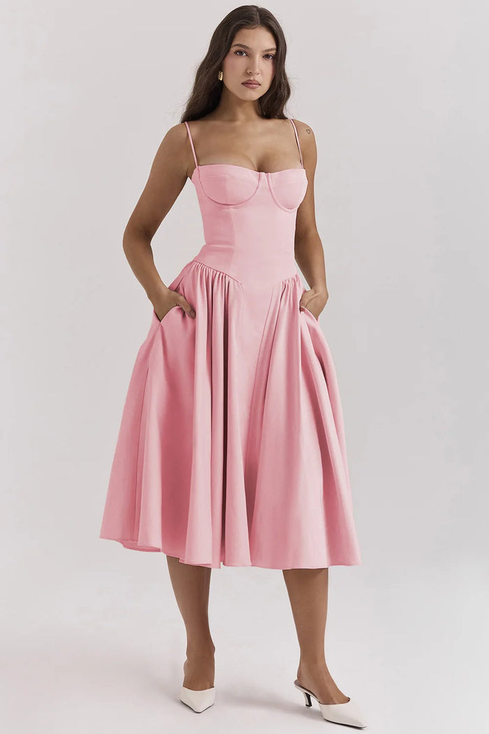 Seraphine – Sleeveless Midi Dress
