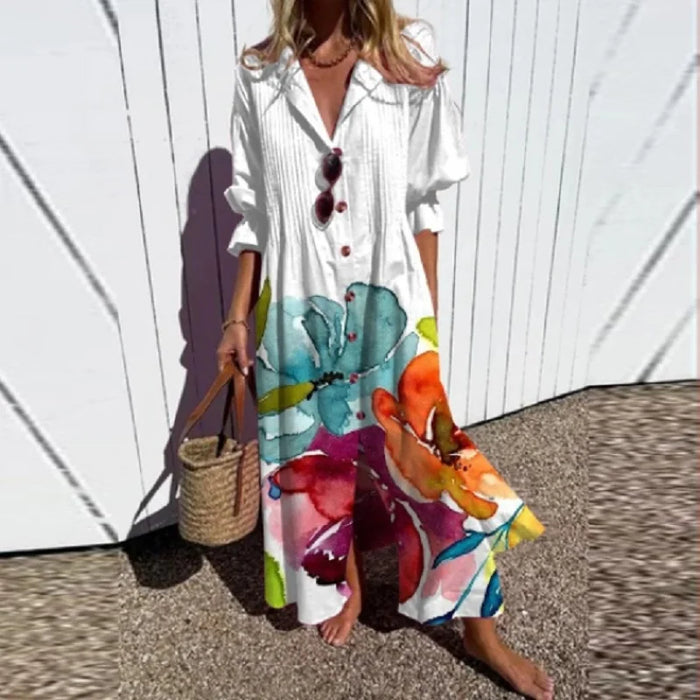 Amaya - Luxe Spring Boho Maxi Dress