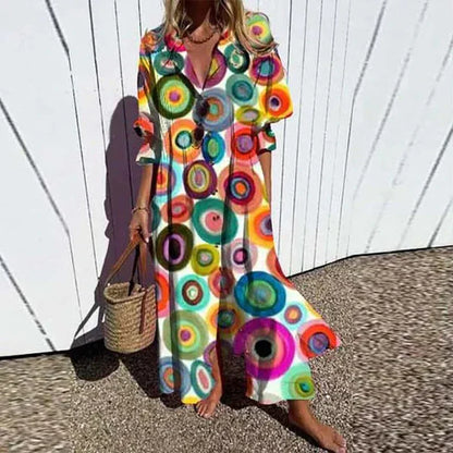 Amaya - Luxe Spring Boho Maxi Dress