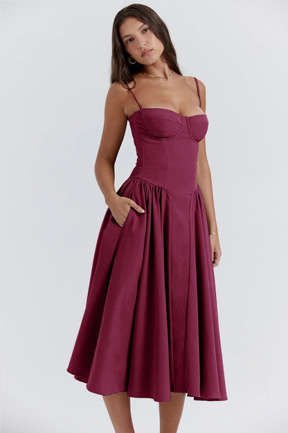 Seraphine – Sleeveless Midi Dress