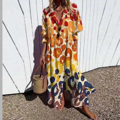 Amaya - Luxe Spring Boho Maxi Dress