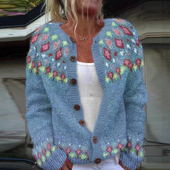 Quinnie | Nordic Knit Cardigan