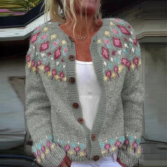 Madeline |  Nordic Knit Cardigan