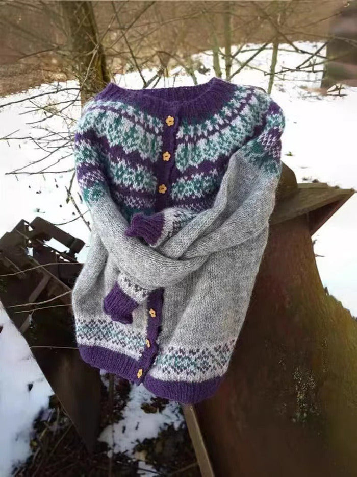 Naomie | Nordic Knit Cardigan