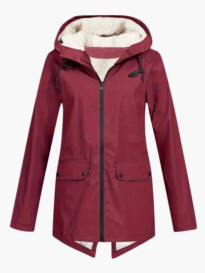 ASTRID | FLEECE LINED RAIN PARKA