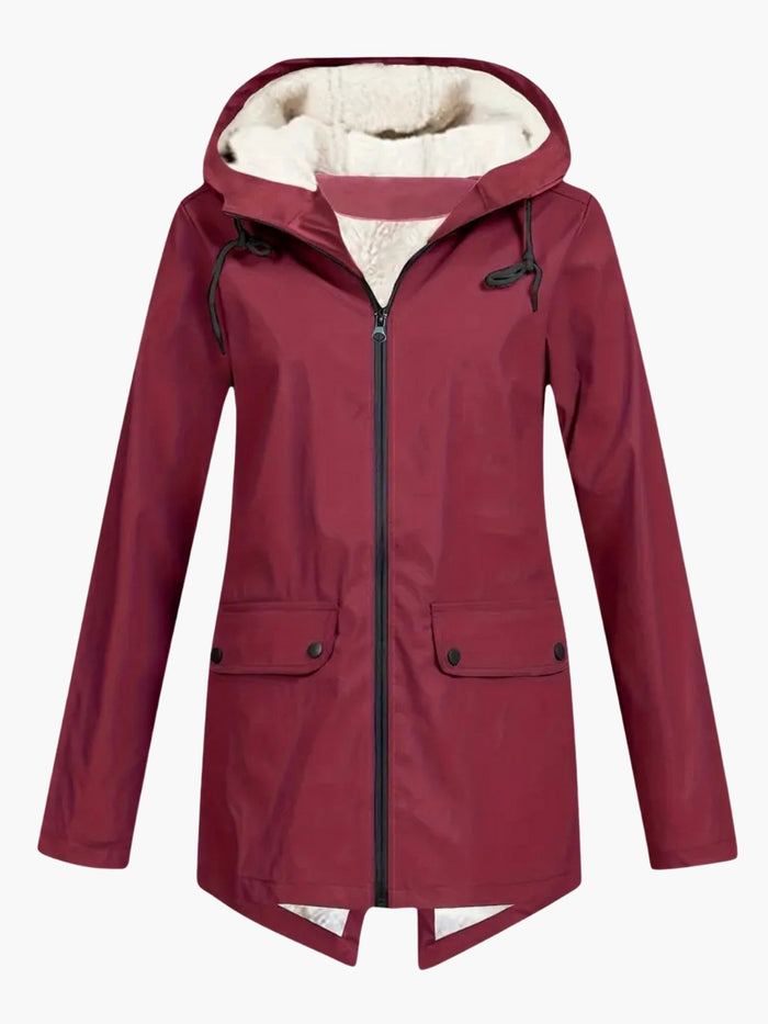 ASTRID | FLEECE LINED RAIN PARKA