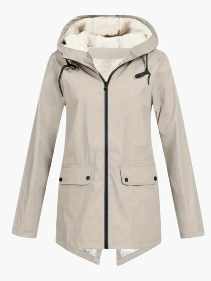 ASTRID | FLEECE LINED RAIN PARKA