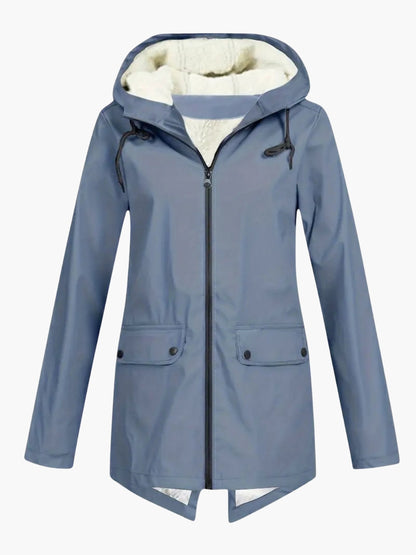 ASTRID | FLEECE LINED RAIN PARKA