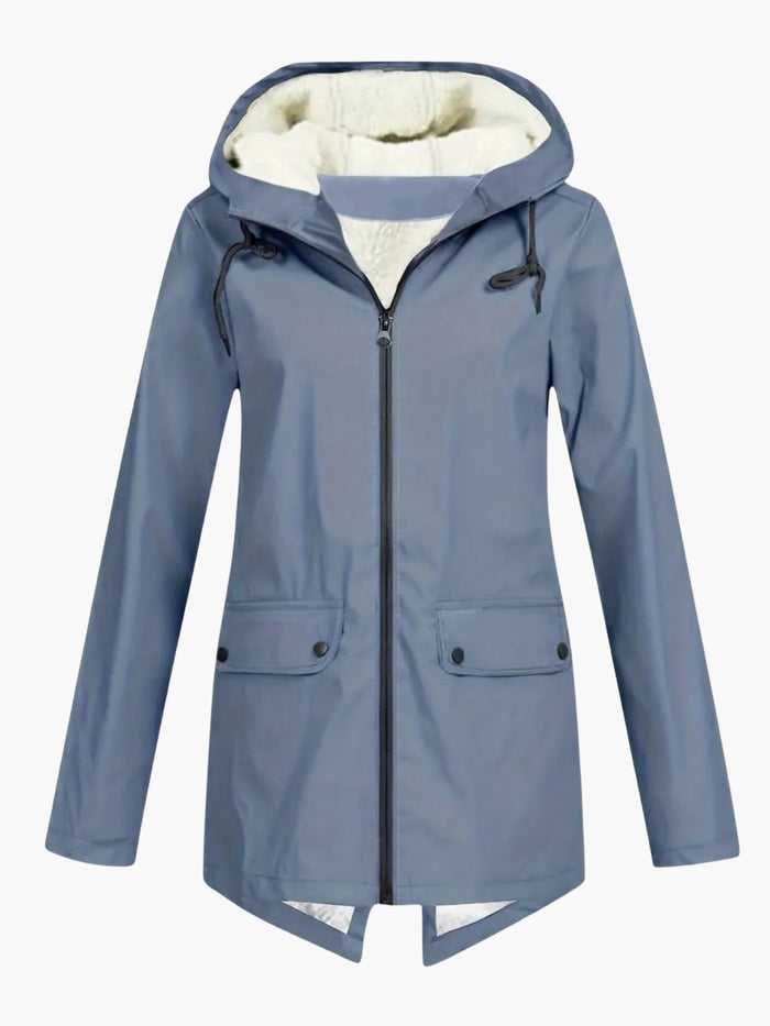 ASTRID | FLEECE LINED RAIN PARKA
