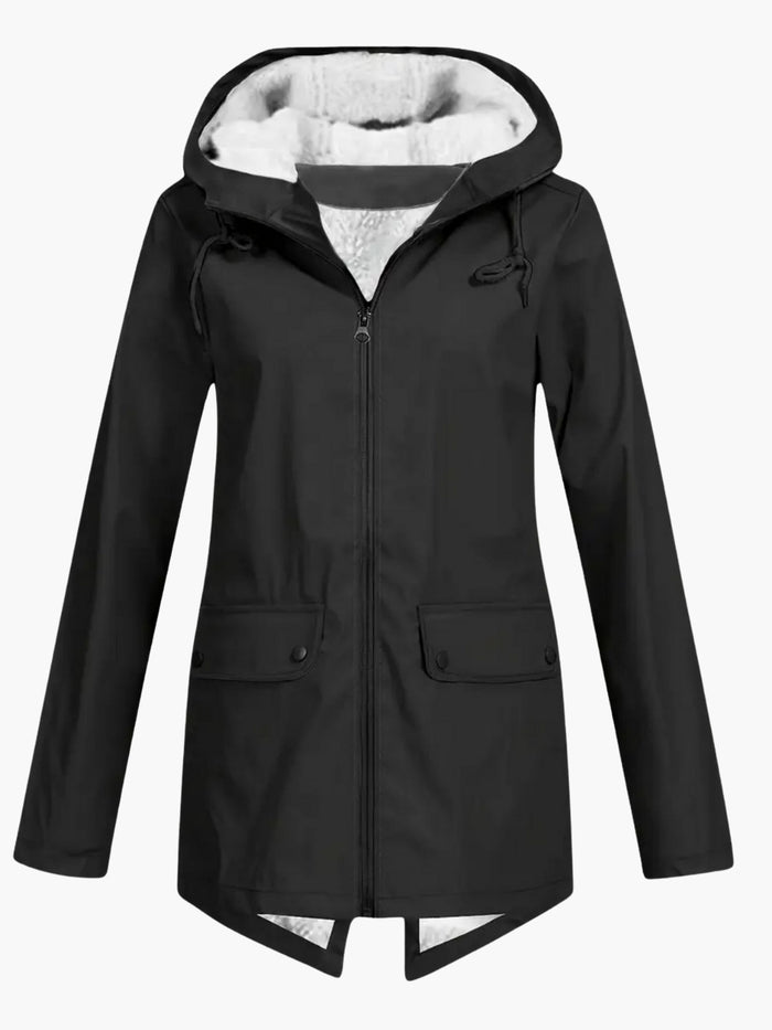 ASTRID | FLEECE LINED RAIN PARKA