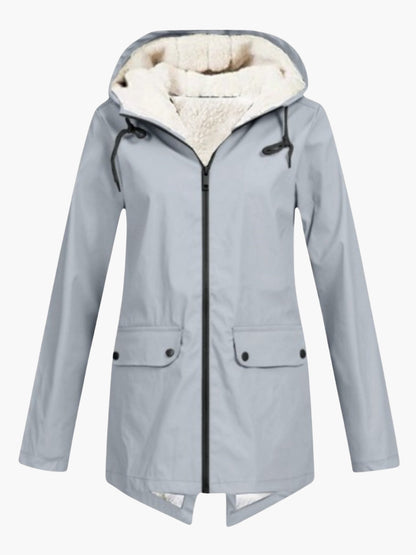 ASTRID | FLEECE LINED RAIN PARKA