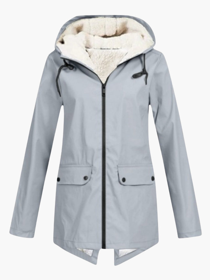ASTRID | FLEECE LINED RAIN PARKA