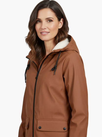 ASTRID | FLEECE LINED RAIN PARKA