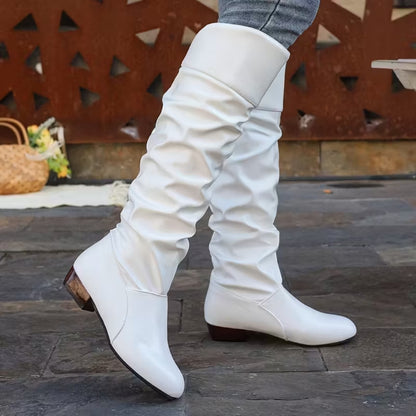 LIVIA | Elegant Slouchy Knee-High Boots