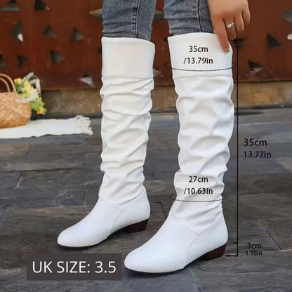 LIVIA | Elegant Slouchy Knee-High Boots