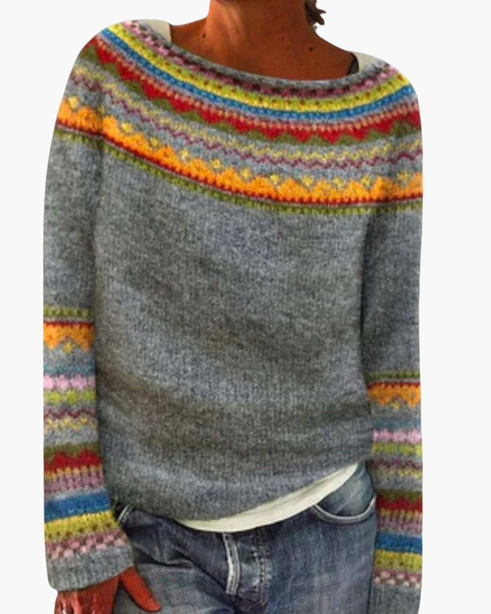 RHEA | NORDIC KNIT JUMPER
