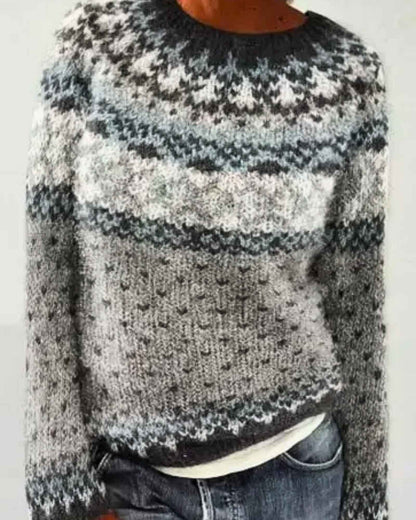 RHEA | NORDIC KNIT JUMPER